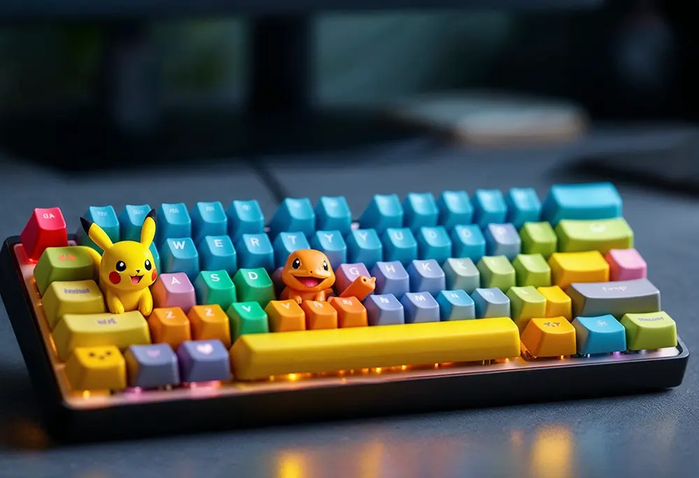 3D printed keycaps