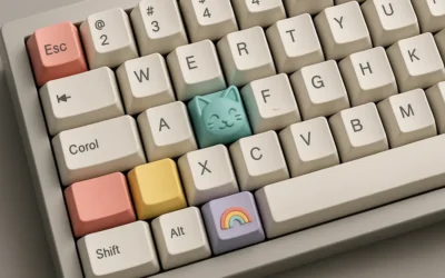 Custom keycaps do&nbsp;klawiatury mechanicznej – jak wybrać idealne personalizowane klawisze?