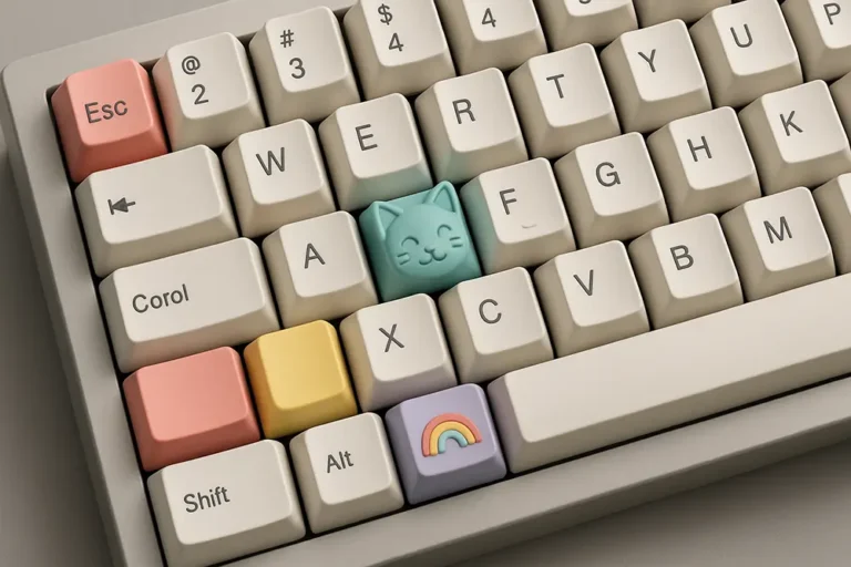 Custom keycaps do klawiatury mechanicznej – jak wybrać idealne personalizowane klawisze?
