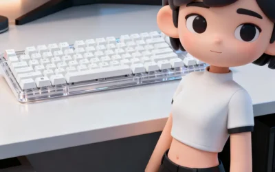 Klawisze do&nbsp;klawiatury mechanicznej białe – jak wybrać idealny zestaw do&nbsp;pracy i&nbsp;gamingu