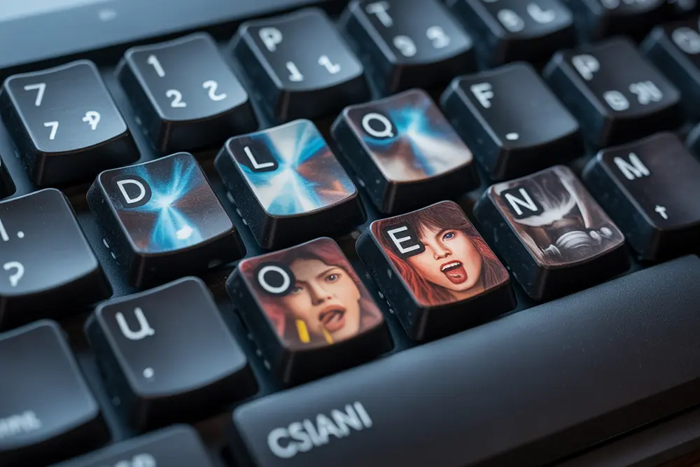 Dye sublimation keycaps