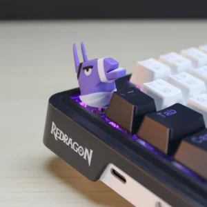 Keycap 3D Lama Cherry MX na klawiaturze mechanicznej