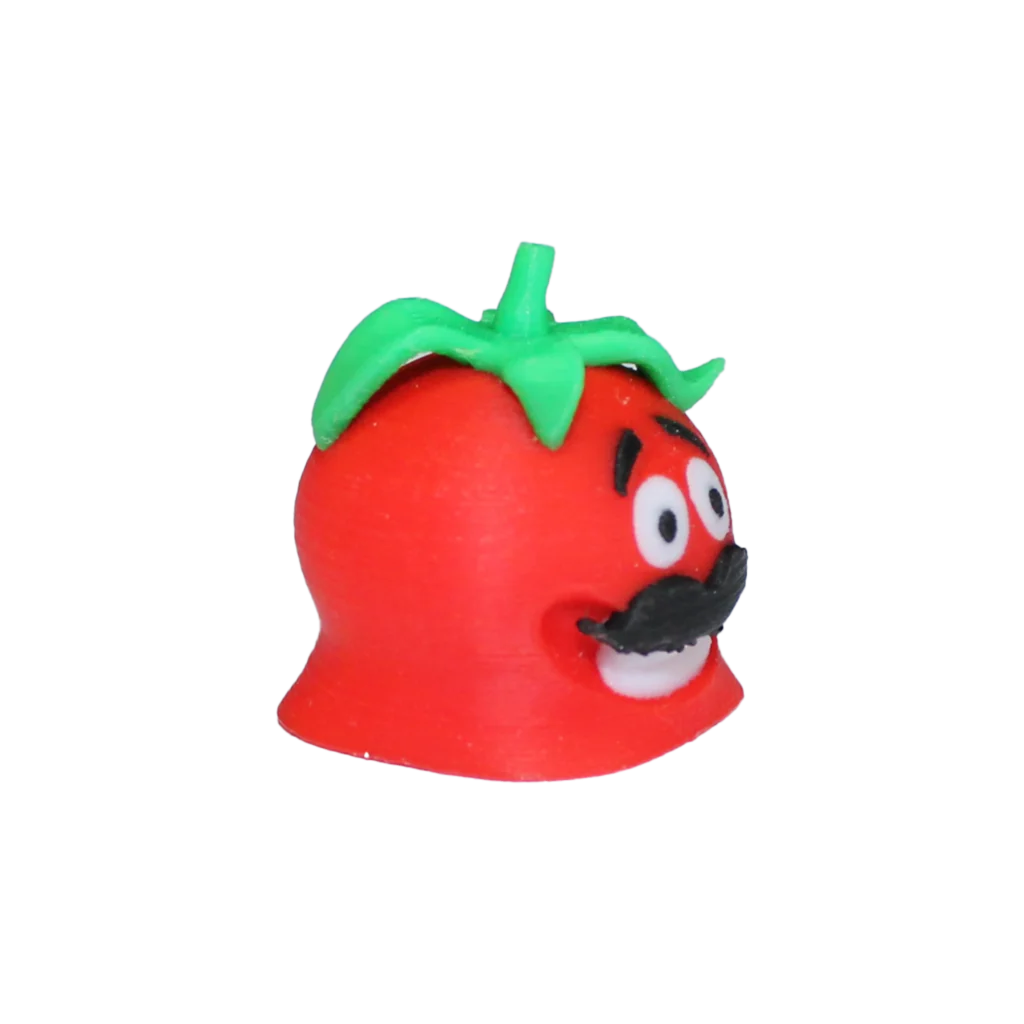 Keycap 3D Pomidor Cherry MX na białym tle