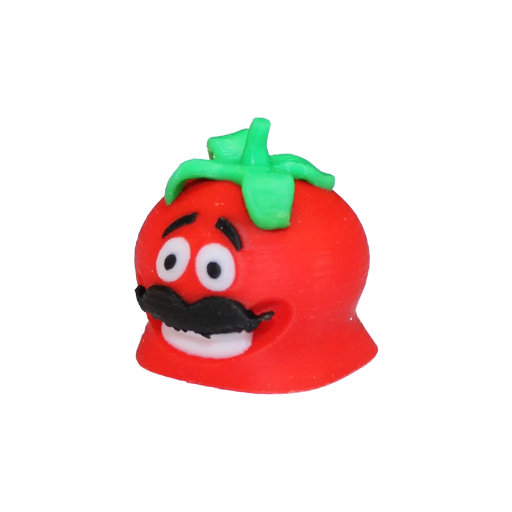 Keycap 3D Pomidor Cherry MX na białym tle