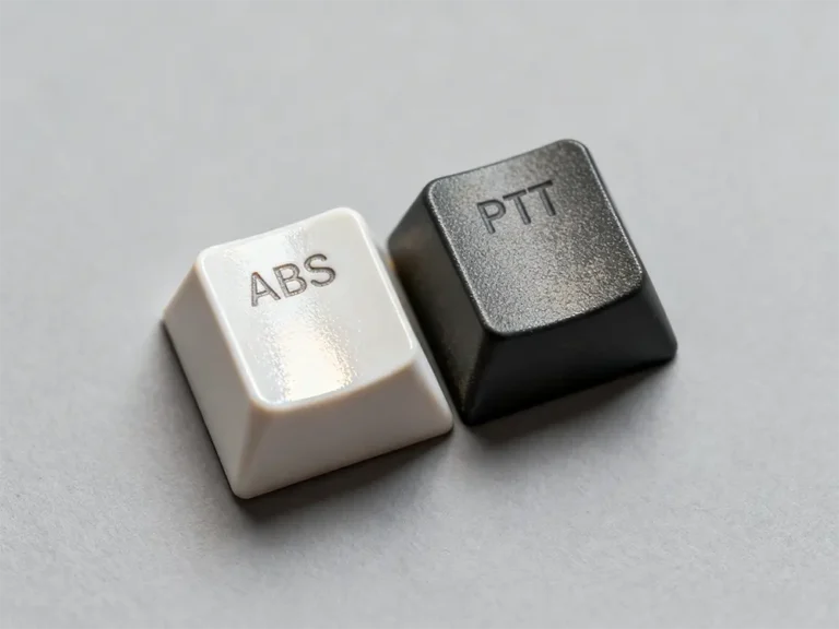 Keycaps ABS – kiedy mają sens, kiedy przegrywają z&nbsp;PBT i&nbsp;na&nbsp;co&nbsp;uważać przed&nbsp;zakupem