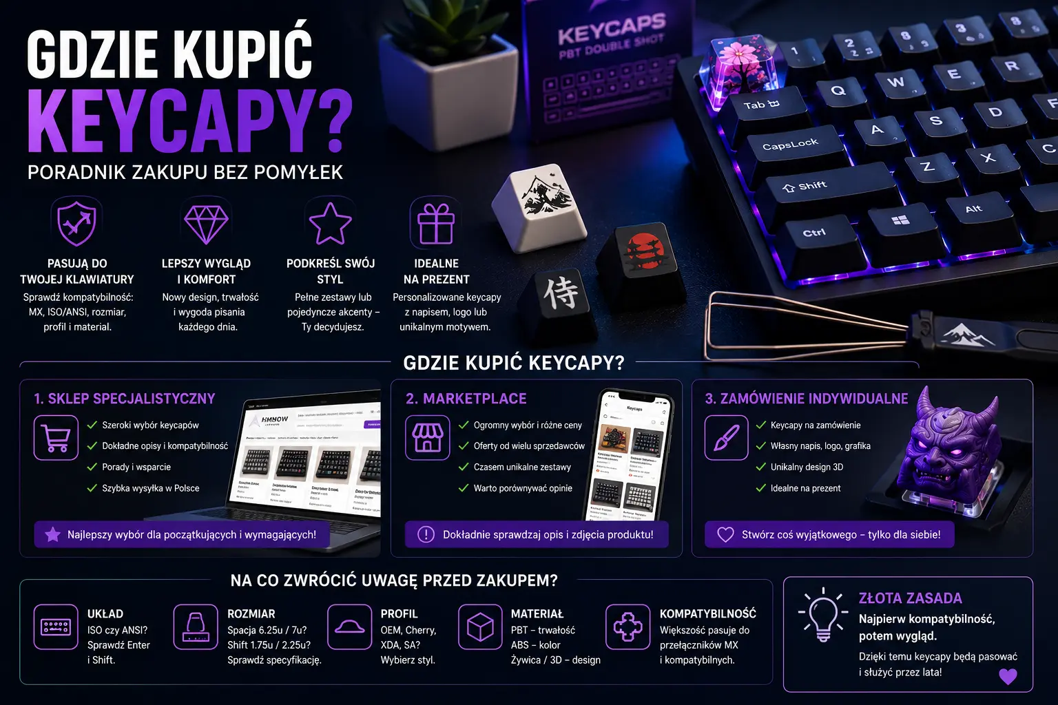 gdzie kupić keycapy