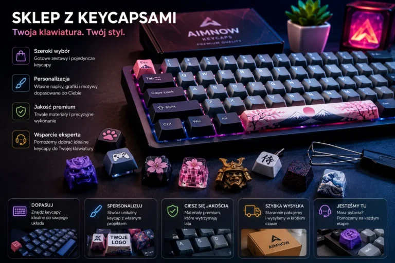 Sklep z keycapsami – jak wybrać dobre nakładki?