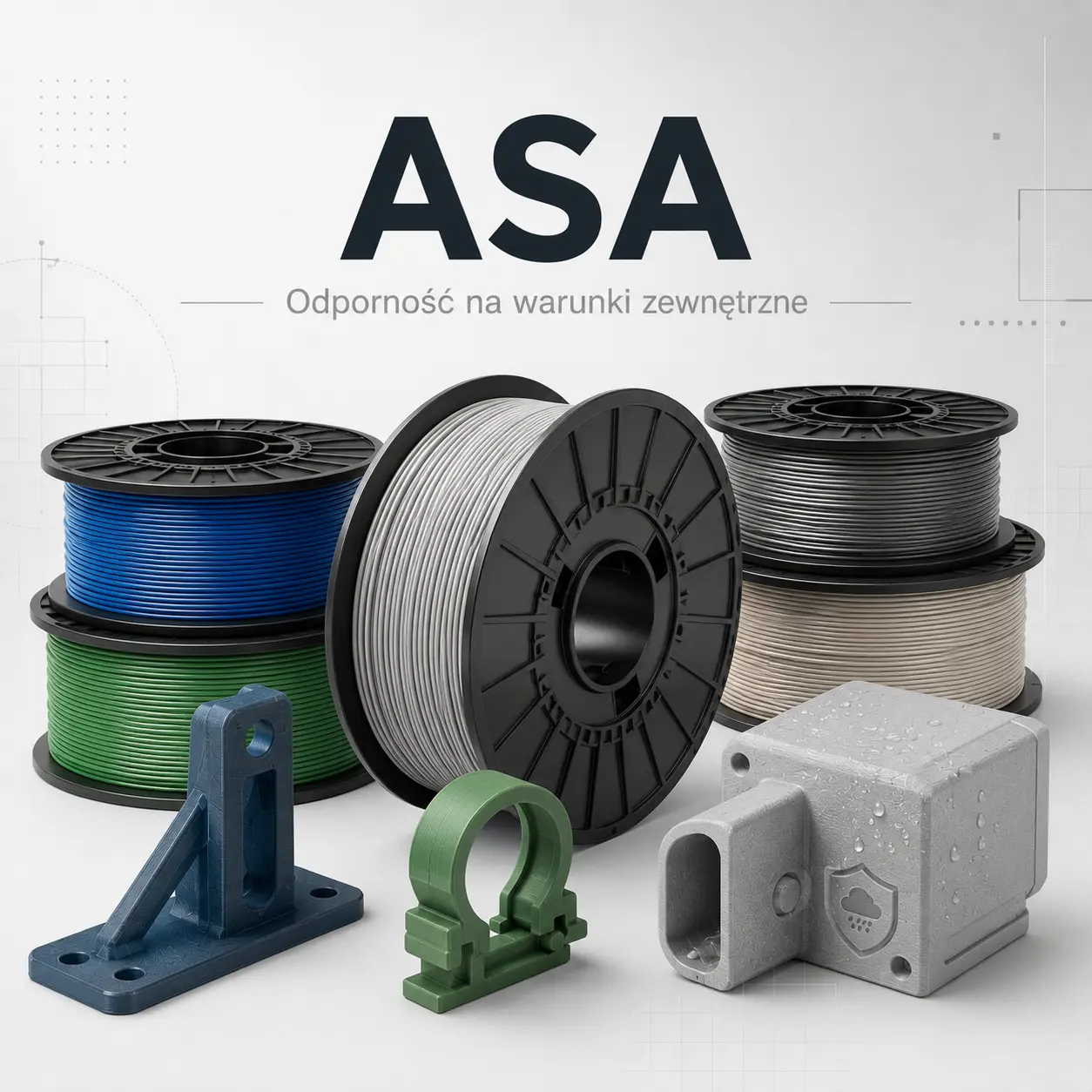 Filament ASA do wydruków zewnętrznych i części technicznych
