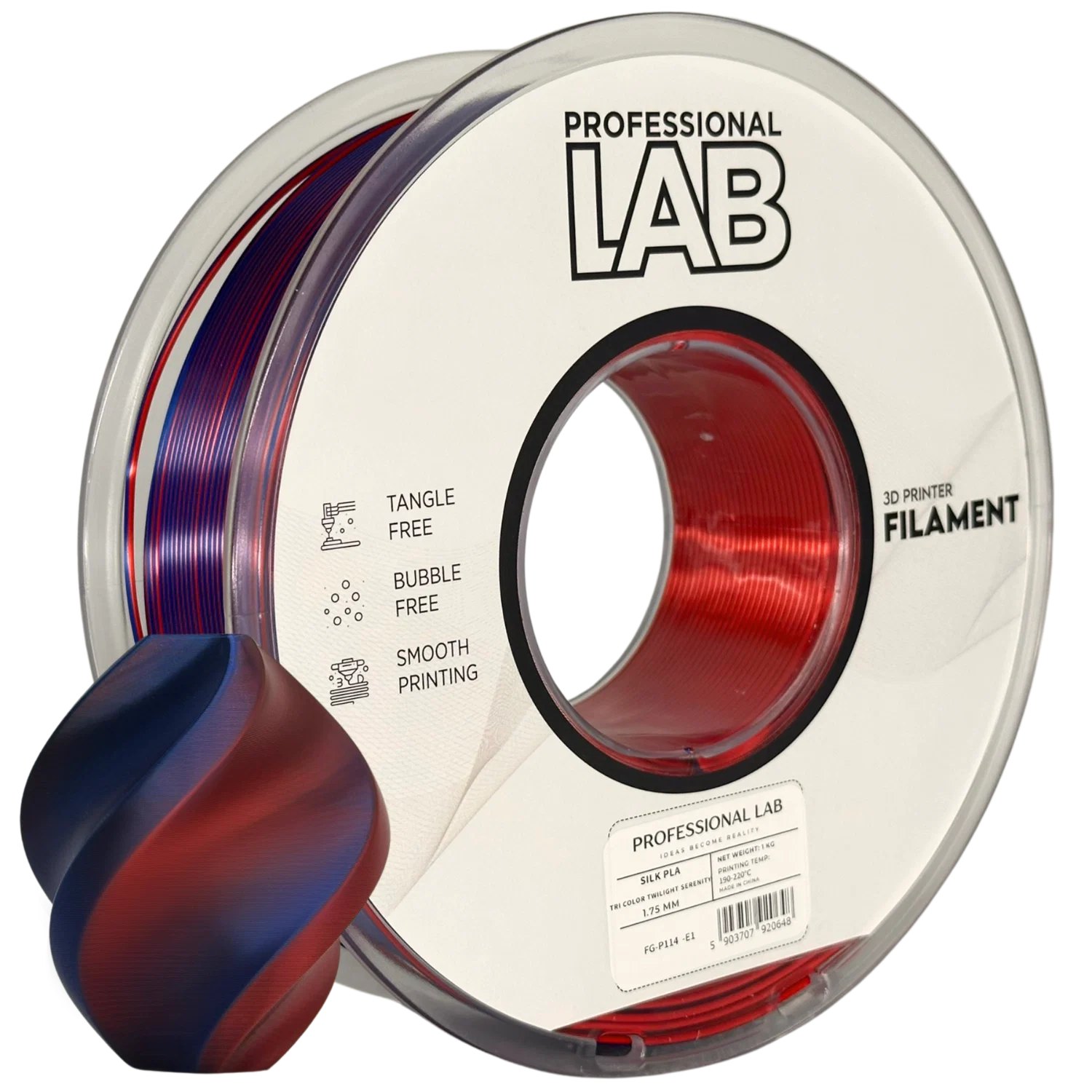 Filament Silk PLA Dual Color Twilight Serenity Smart Print 1 kg 1,75 mm - obrazek 3