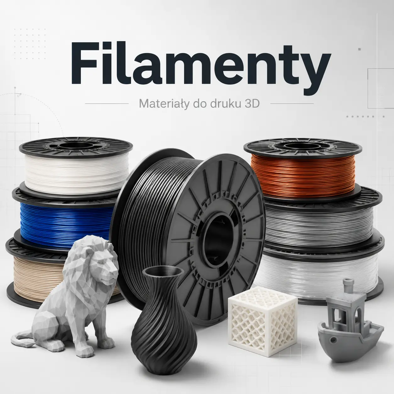 Filament PA12 CF15 techniczny materiał do druku 3D