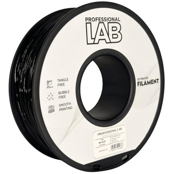 Filament TPU black Professional Lab 1 kg 1,75 mm