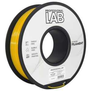 Filament PETG yellow Professional Lab 1 kg 1,75 mm