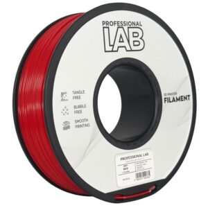 Filament ABS+ red Professional Lab 1 kg 1,75 mm