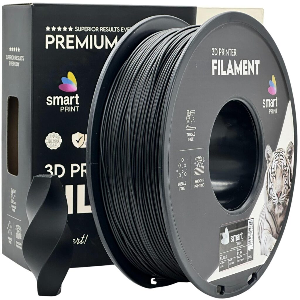 Zestaw filamentów PLA+ Smart Print 4 × 1 kg 1,75 mm – kolory podstawowe