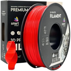 Filament PLA+ red Smart Print 1 kg 1,75 mm