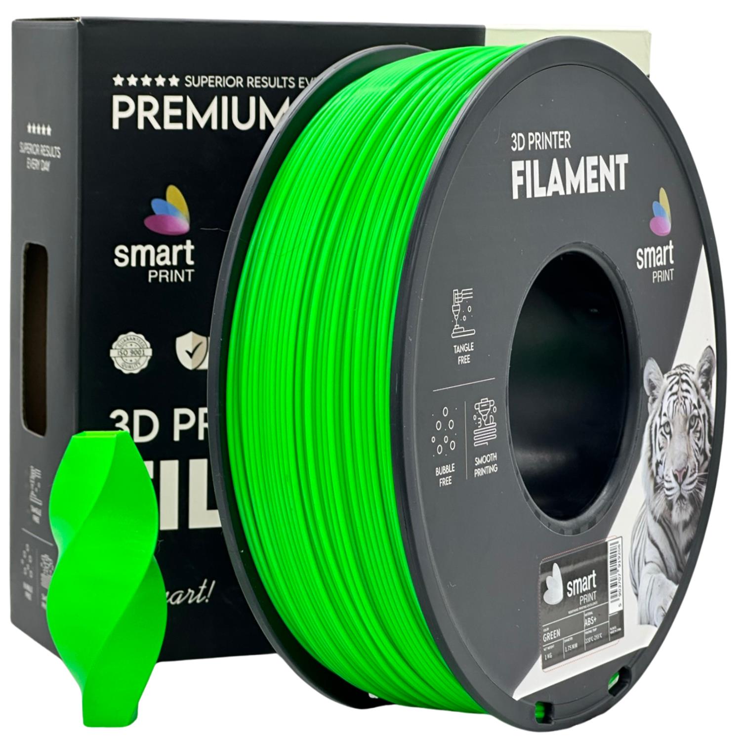Filament ABS+ green Smart Print 1 kg 1,75 mm