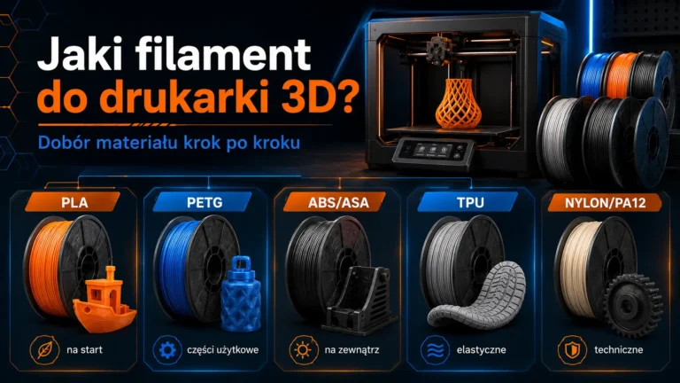 Jaki filament do drukarki 3D? Dobór materiału krok po kroku