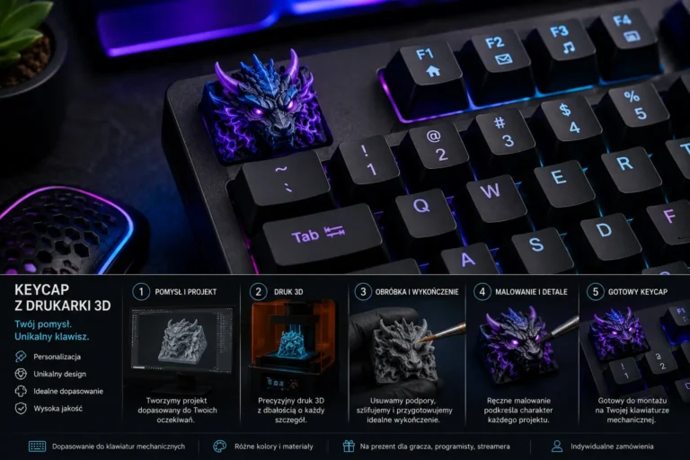 keycap z drukarki 3D