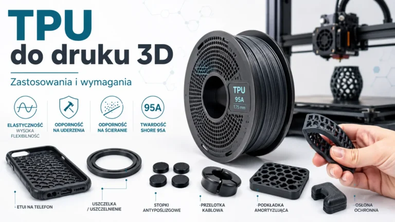 TPU – elastyczny materiał do druku 3D: zastosowania i wymagania