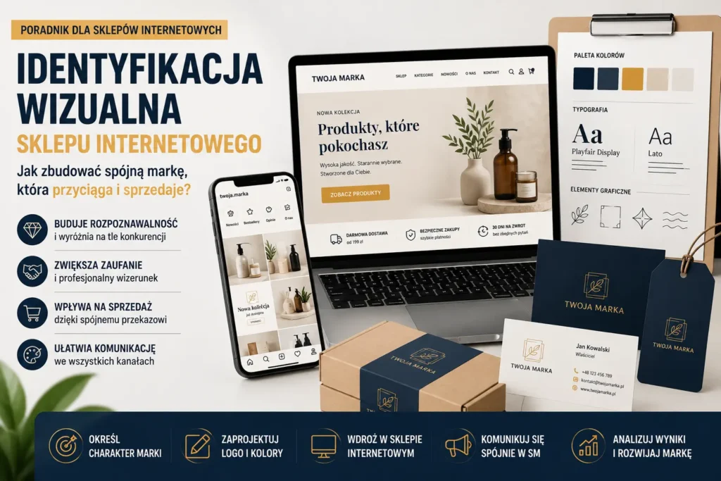 Identyfikacja wizualna sklepu internetowego – jak zbudować spójną markę?