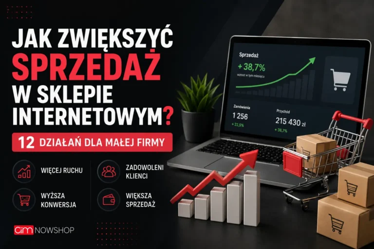 Jak zwiększyć sprzedaż w sklepie internetowym? 12 działań dla małej firmy