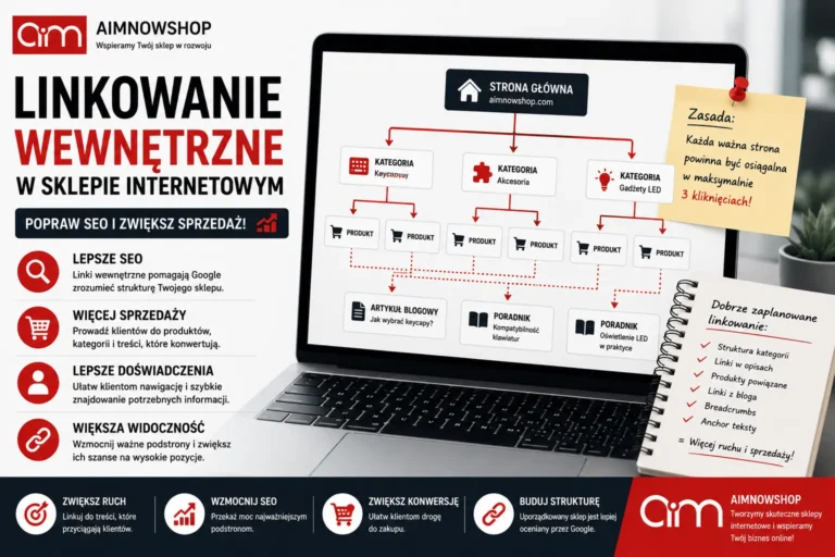 Linkowanie wewnętrzne w&nbsp;sklepie internetowym – jak poprawić SEO i&nbsp;sprzedaż?
