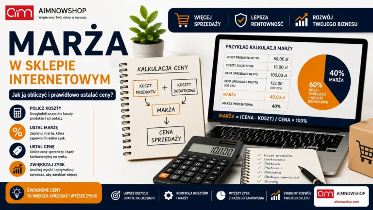 Marża w&nbsp;sklepie internetowym – jak ją&nbsp;obliczyć i&nbsp;prawidłowo ustalać ceny?