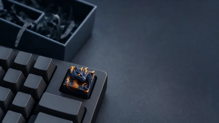 keycap 3D na prezent – ilustracja redakcyjna