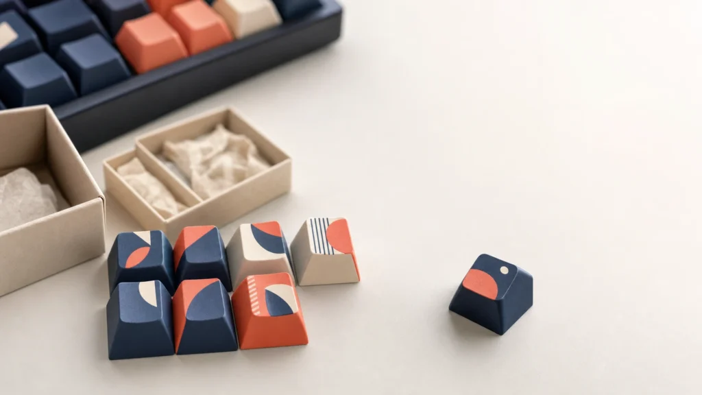 Keycapy firmowe na&nbsp;event – jak zaplanować personalizowany gadżet dla uczestników